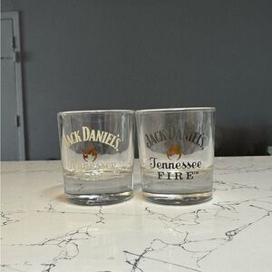 Jack Daniel’s Clear Whiskey Shot Glass Set, Drinkware